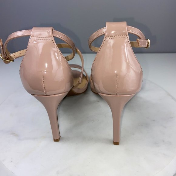 Thalia Sodi Nude Strappy Sandals - Picture 6 of 9